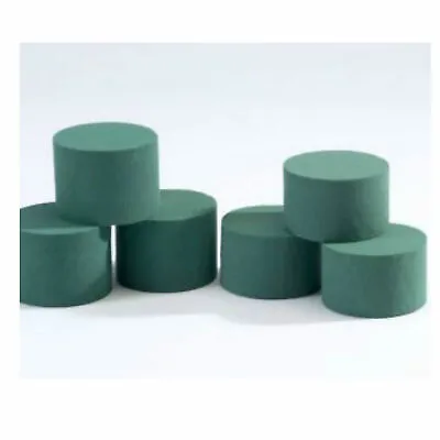 Oasis Wet Foam Cylinders Floral Foam For Fresh Flowers - Va Amounts 8cm X 6cm • £20.99