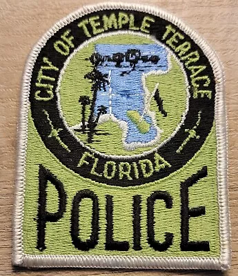 Vintage Florida City Of Temple Terrace Police Patch • $8.88