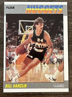 Bill Hanzlik 1987 Denver Nuggets 87-88 Fleer Basketball #47 Of 132 Pack Fresh • $1.01