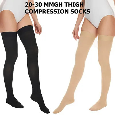 Medias De Compression Para Mujer 20-30 Mmhg Calcetines Para La Circulacion • $12