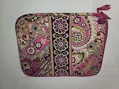 Vera Bradley Very Berry Paisley 15” Laptop Sleeve • $14.99