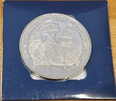 2008 TDC Lord Horatio Nelson Anniversary £5 Five Pound Commemorative Coin • £22