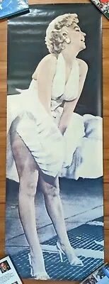 *Vintage*  Life Size 74in Marilyn Monroe Seven Year Itch Subway Pose Poster  • $43