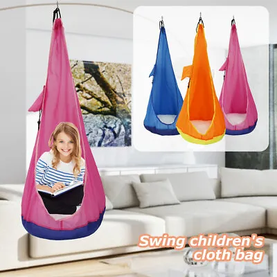 Children Kids Pod Swing Chair Tent Indoor Outdoor Garden Hanging Seat Hammock  • £9.49