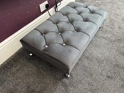 Handmade Large Chesterfield Footstool Coffee Table Handcrafted • £94