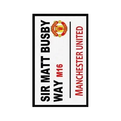 Manchester United Sir  Matt Busby Way Beach Towel • £16.99