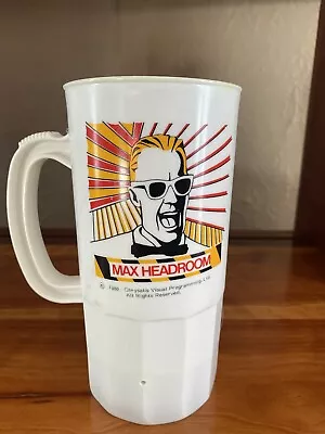 Vintage 1986 Max Headroom Super Mug Plastic • $0.99