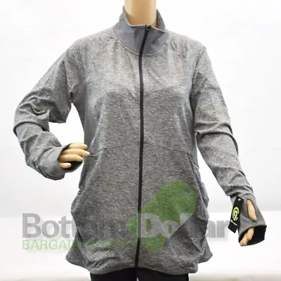 C9 Champion D9329 Women's Maternity Full Zip Track Jacket Ebony Heather (L) • $15.99