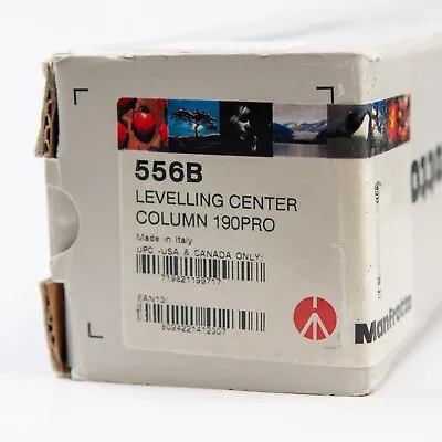 [NEW] Manfrotto 556B Leveling Center Column For 190 PRO Series Tripods • $69