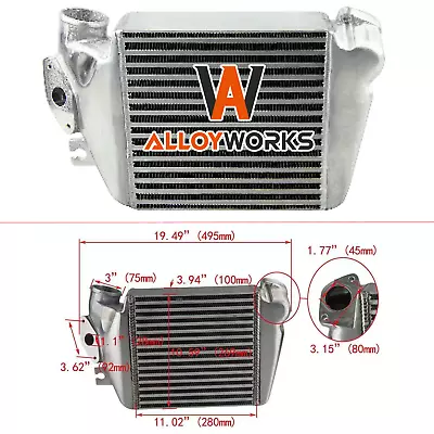 Turbo Intercooler Aluminum For 2005-14 Subaru Impreza WRX Legacy GT Forester XT • $169