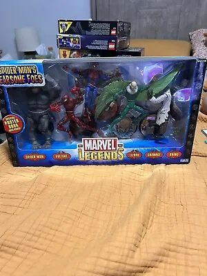 Marvel Legends Spider-man Fearsome Foes Box Set New 6  Figures Carnage Vulture • $275