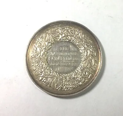 $123.99 • Buy German Silver Prize Medal Agricultural Svce Brandenburg Prussia Spiegal2439 Loos