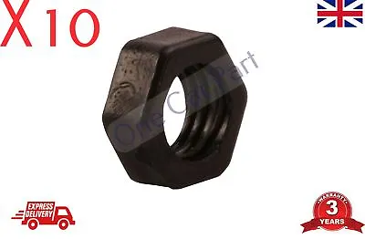 £1.99 • Buy 10x 8mm BLACK NYLON PLASTIC FULL NUTS FOR M8 SCREWS AND BOLTS NEW PACK