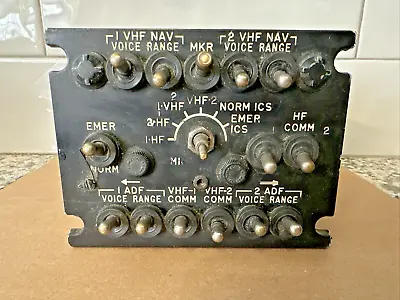 Vintage Gables Engineering Vhf Radio Control Panel G-477 Aviation • $55