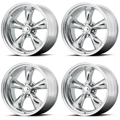 Set 4 American Racing Vintage VN515 Torq Thrust II 1 Pcx8 5x5 Polished Wheels  • $712