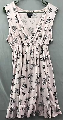 Oh Baby By Motherhood Pink Floral Dress Size L Women • $7.52