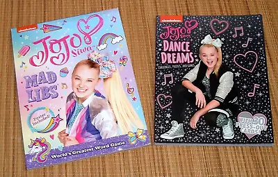 $6.64 • Buy NEW Nickelodeon JoJo Siwa Books Dance Dreams Puzzles Games & Mad Libs W Poster