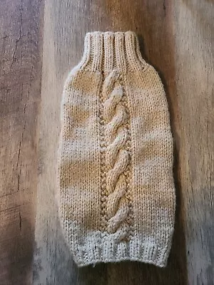 $13.99 • Buy Cable Knit Dog Sweater