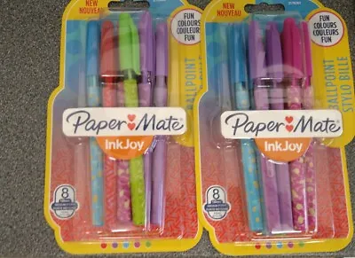Set Of 16 Paper Mate InkJoy Ballpoint Stylo Pens 1.0mm Christmas Gift  Med Nib : • £7.99