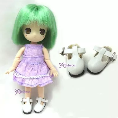 SBB002WHE Mimiwoo 2.2cm Maryjane Shoes WHE Fit Middie Blythe Obitsu 11cm Doll • $7.95