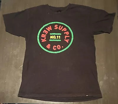 Krew Skateboarding T Shirt Black Size Large • $9.99