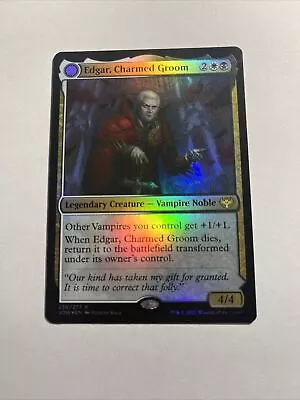 Edgar Charmed Groom - Innistrad: Crimson Vow Foil MTG Plus Bonus Card!!! • $4.30