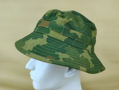 Size 60 Vietnam War Mitchell Camouflage Camo Camouflage Boonie Bush Hat • $18.89