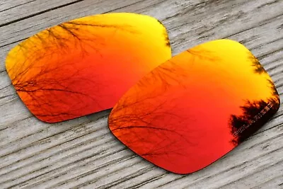 Dark Orange Fire Red Polarized Mirrored Replacement Lenses For Oakley Crankcase • $11.24