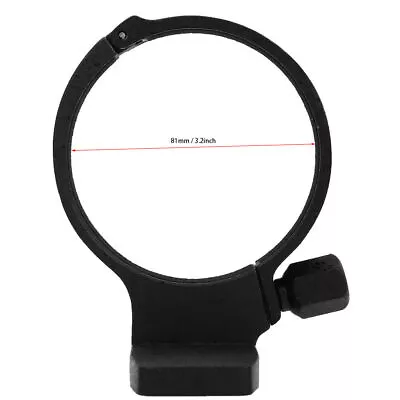 £16.99 • Buy Tripod Collar Ring Lens Black Aluminum Alloy Camera Lens Tripod Mount Collar