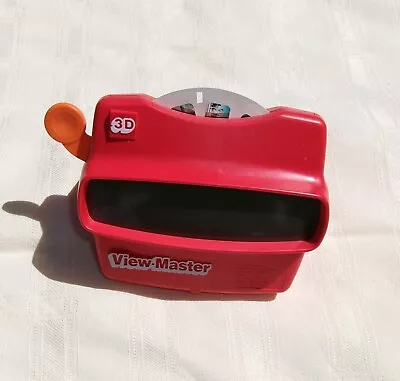 Vintage View Master 3D Viewer Red Classic Viewmaster Toy Slide Viewer USA • $12.50