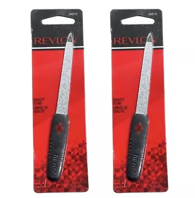 Lot Of 2 Revlon Emeryl File Compact Nail File Pointed Tip 34510 • $11.95