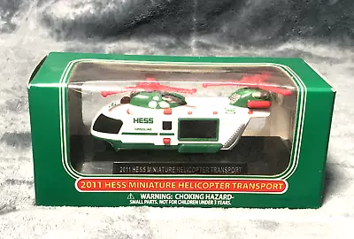  Mini Hess Truck Helicopter Transport 2011 New In Box • $24.99