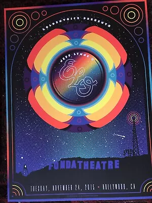 Jeff Lynne ELO 2014 Los Angeles Poster Very Rare  • $199.99