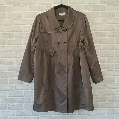 Liz Lange Maternity Trenchcoat Jacket Size XXL • $16