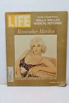 Sept 8 1972 Life Magazine Remember Marilyn Monroe • $7.99