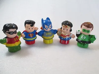 $7 • Buy Fisher Price Little People DC Comics SUPER HERO Figures Lot  Of 5 Replacements