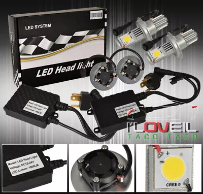 9003/H4 1800Lm 50W Cree Led Headlight Head Lamp H/L Beam Conversion Kit 6000K • $24.99