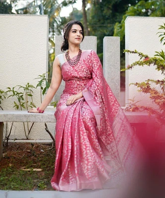$55.46 • Buy Saree Wedding Indian Party Wear Pakistani Designer Banarasi Soft SILK Sari