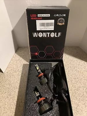 Wontolf H1 LED Headlight Bulbs 120W 20000LM High Power Super Bright 6000K Cool • $49.99