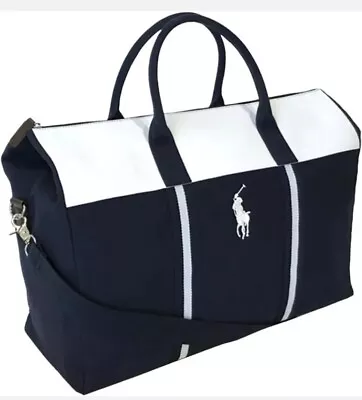 RALPH LAUREN Polo Duffle Bag Holdall Hand Luggage Flight Holiday Gym Bag NEW • £38.99