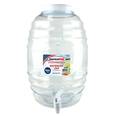 American Maid 5 Gallon Beverage Jar Vitrolero Juice Water Jar NEW (USA STOCK) • $14.88