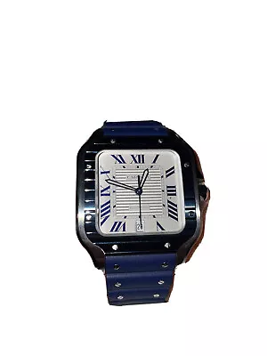 £6895 • Buy Cartier Santos Gray Men's Watch - WSSA0047