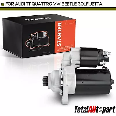 $72.99 • Buy Starter Motor For Audi TT Quattro Volkswagen Beetle Golf Jetta 99-06 1.1KW 10T