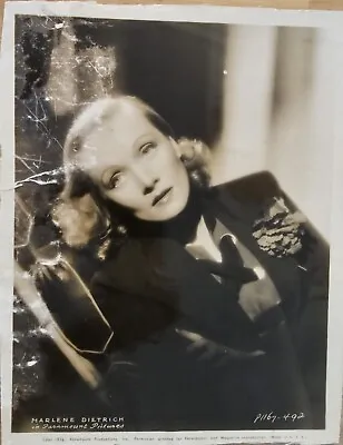 Marlene Dietrich (1936) ⭐🎬 Stunning Portrait Vintage MGM Photo By Grimes K 265 • $49.99