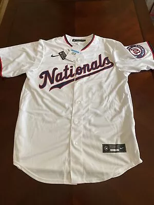 $59.99 • Buy Nike MLB Juan Soto #22 Washington Nationals Jersey White Men’s Size Medium