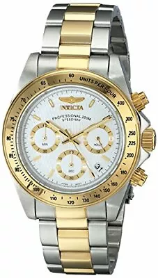 Invicta Speedway Silver Dial Two-Tone SS Crhonograph Quartz Men's Watch 9212 • $75.95