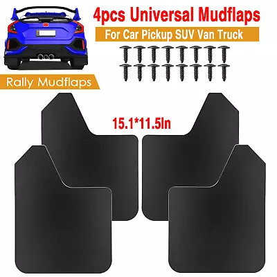 4PCS Front&Rear Thicker Universal Splash Guards Mud Flaps For Truck Car Pickup • $16.99