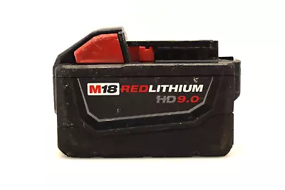 Milwaukee 9.0 AH Battery M18 Red Lithium 18 Volt • $73.09