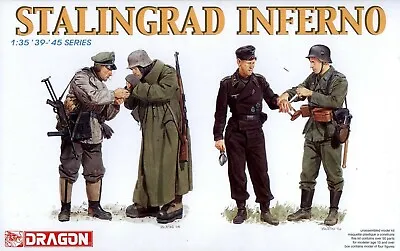 DRAGON D6343 Stalingrad Inferno Figures 1:35 Scale Plastic Model Kit • £15.40