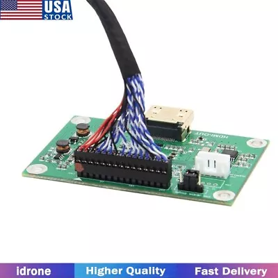 V1.5 LVDS To HDMI-Compatible Adapter Board Converter +Cable For 1080P 720P #US • $37.05